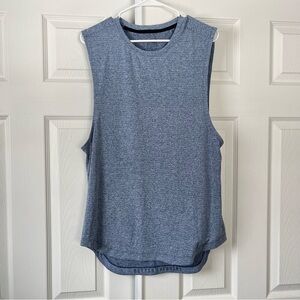 Men’s blue Lululemon tank